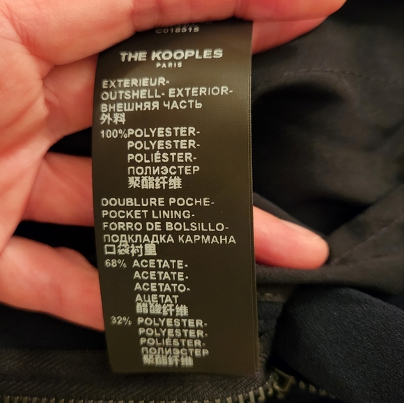 Tailored trousers navy from The Kooples - Picture 9 of 12